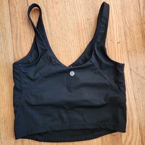 lululemon athletica Black Supportive Sports Bra Crop